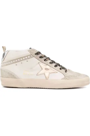Golden Goose Mid Star Sneakers mit Kristallen