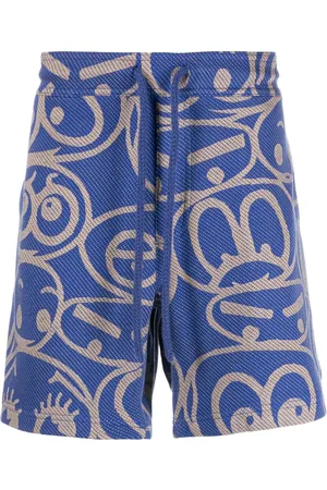 THE ELDER STATESMAN Bermudas mit grafischem Print