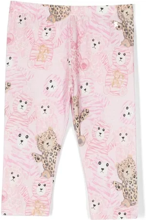 Roberto Cavalli Leggings mit Teddy-Print