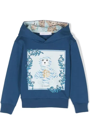 Roberto Cavalli Hoodie mit Teddy-Print