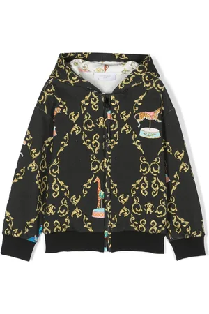 Roberto Cavalli Kapuzenjacke mit grafischem Print