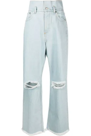 ALMAZ Gerade High-Rise-Jeans