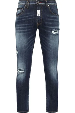 Philipp Plein Skinny-Jeans mit Logo-Print