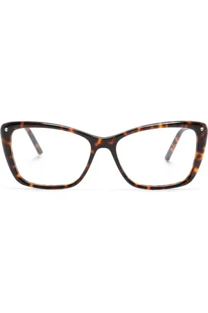 Carolina Herrera Cat-Eye-Brille in Schildpattoptik
