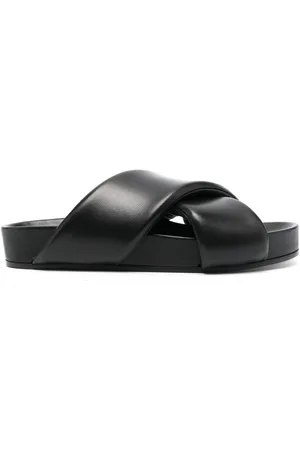 Jil Sander Sandalen mit überkreuzten Riemen