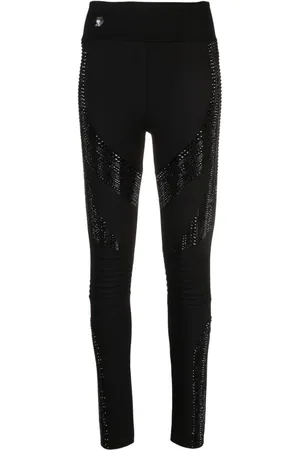 Philipp Plein Leggings mit Strass-Logo