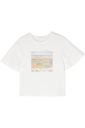 Chloé T-Shirt aus Bio-Baumwolle mit Print