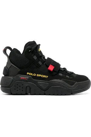 Ralph Lauren High-Top-Sneakers mit Kontrasteinsätzen