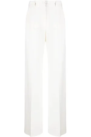 Dolce & Gabbana High-Waist-Hose mit geradem Bein