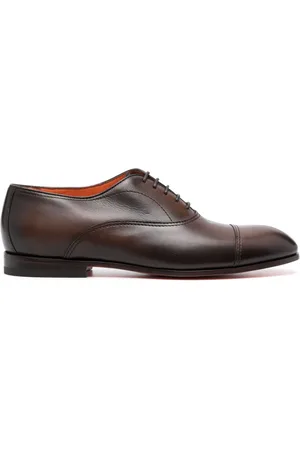 santoni Oxford-Schuhe mit mandelförmiger Kappe