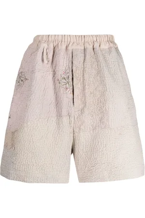 BY WALID Bestickte Shorts