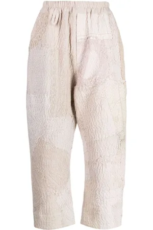 BY WALID Gerald Cropped-Hose aus Leinen