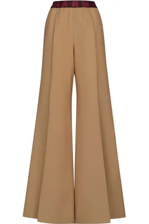 Marni Ausgestellte Hose mit Logo-Bund