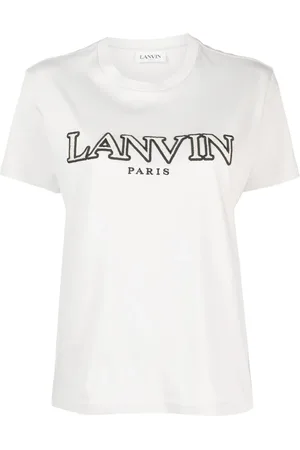 Lanvin T-Shirt mit Logo-Stickerei