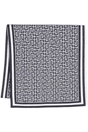Balmain Schal mit Monogrammmuster