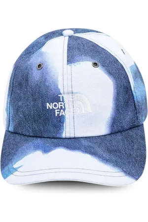 Supreme X TNF Baseballkappe mit Bleach-Effekt