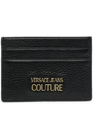 VERSACE Kartenetui mit Logo-Schild
