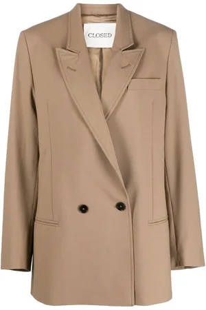 Closed Doppelreihiger Blazer mit steigendem Revers