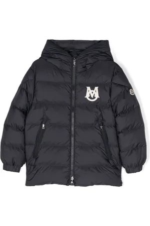 Moncler Gefütterte Mark Jacke mit Logo