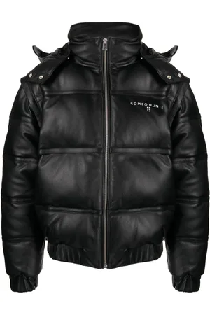 ROMEO HUNTE Gefütterte Lederjacke