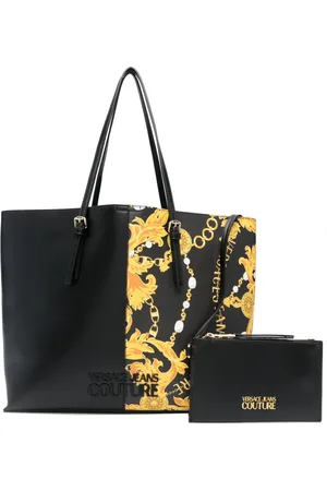 VERSACE Shopper aus Faux Leder