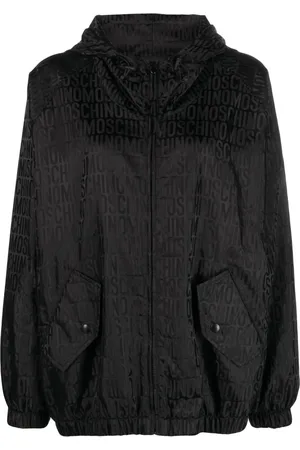 Moschino Kapuzenjacke mit Logo-Print