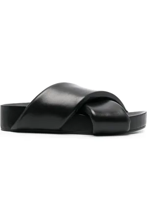 Jil Sander Sandalen mit überkreuzten Riemen