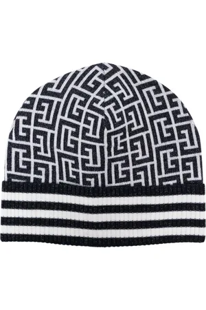 Balmain Mütze mit Monogramm-Print