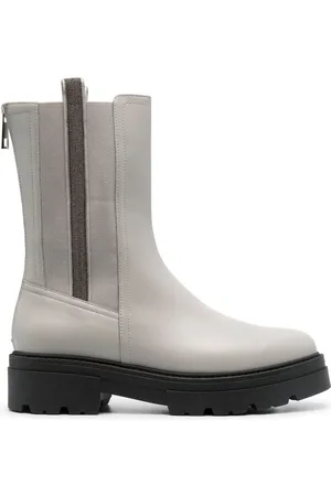 Fabiana Filippi Stiefel mit Perlen