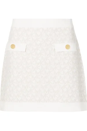 Michael Kors Minirock aus Logo-Jacquard