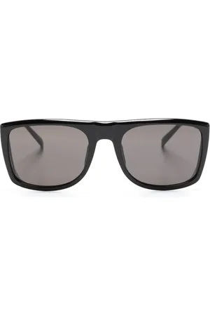 Dunhill Eckige Sonnenbrille mit Seitenschutz