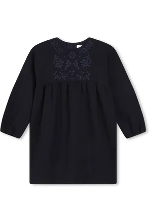 Chloé Kleid mit Blumenstickerei