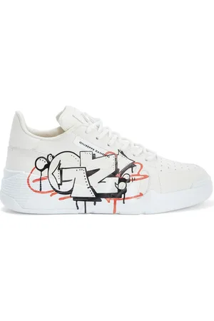 Giuseppe Zanotti Sneakers mit Graffiti-Print