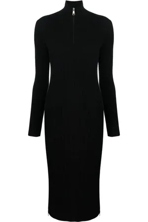 Moncler Midi-Hemdkleid mit Reißverschluss
