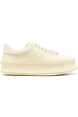 Jil Sander Sneakers mit Kontrasteinsätzen