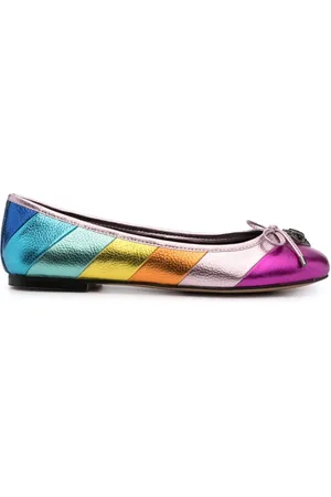 Kurt Geiger Ballerinas mit Metallic-Effekt