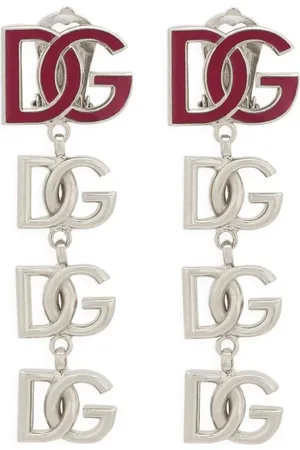 Dolce & Gabbana Hängeohrringe mit Logo
