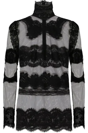 Dolce & Gabbana Top mit Spitzeneinsatz