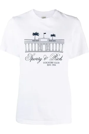 Sporty & Rich T-Shirt mit Logo-Print