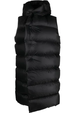 Rick Owens Weste mit Kapuze