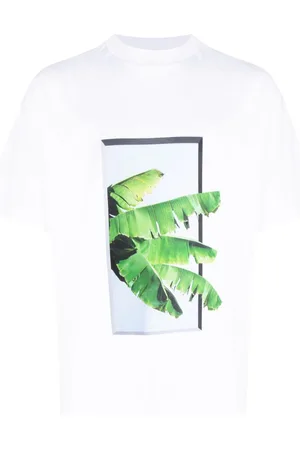 BLUE SKY INN T-Shirt mit Blatt-Print