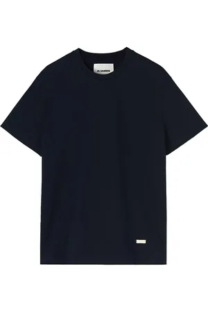 Jil Sander T-Shirt mit Logo-Schild