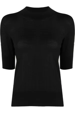 Jil Sander Kurzärmeliges Strickoberteil