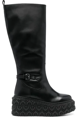 Patrizia Pepe Stiefel mit Logo-Prägung 80mm