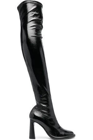 Patrizia Pepe Overknee-Stiefel aus Leder 95mm