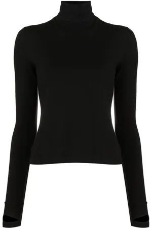 Gloria Coelho Rollkragenoberteil mit Cut-Outs