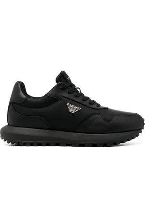 Emporio Armani Sneakers mit Logo-Anhänger