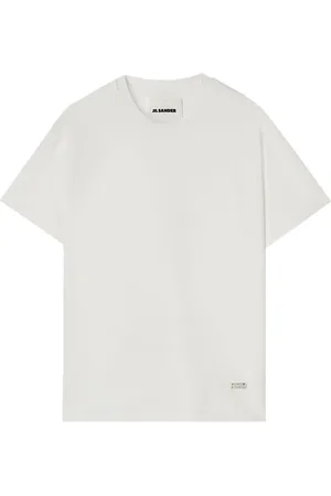 Jil Sander T-Shirt mit Logo-Schild