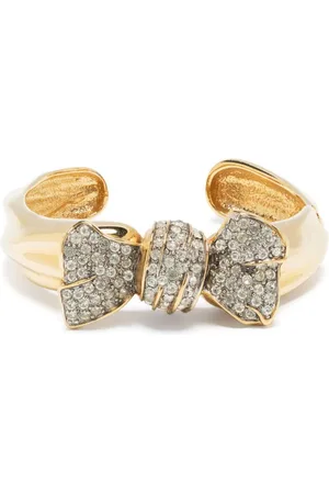 Givenchy 1990s Armspange mit Strass-Schleife