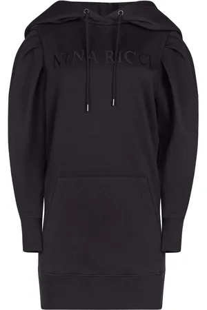 Nina Ricci Kleid mit Logo-Stickerei